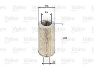 VALEO 585680 oro filtras 
 Filtrai -> Oro filtras
17801-54140, 1780154140, 178015414083