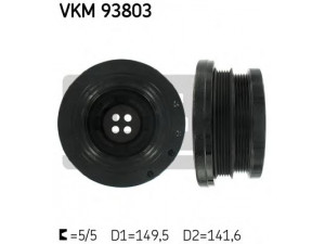 SKF VKM 93803 skriemulys, alkūninis velenas 
 Diržinė pavara -> Dirželio skriemulys
11 23 2 247 886, 11 23 2 247 890