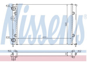 NISSENS 651851 radiatorius, variklio aušinimas 
 Aušinimo sistema -> Radiatorius/alyvos aušintuvas -> Radiatorius/dalys
6N0.121.253, 6N0.121.253 A, 6N0.121.253 B