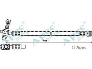 APEC braking HOS3743 stabdžių žarnelė 
 Stabdžių sistema -> Stabdžių žarnelės
7L6611776