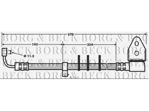 BORG & BECK BBH7408 stabdžių žarnelė 
 Stabdžių sistema -> Stabdžių žarnelės
04509564, 4509564