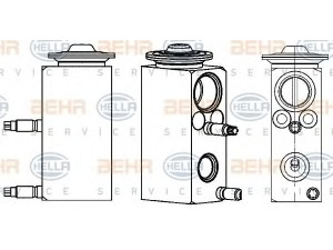 HELLA 8UW 351 234-581 purkštuko antgalis, išsiplėtimo vožtuvas 
 Oro kondicionavimas -> Vožtuvai
1 405 426, 1 465 381, 1 573 305
