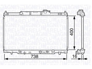 MAGNETI MARELLI 350213133300 radiatorius, variklio aušinimas 
 Aušinimo sistema -> Radiatorius/alyvos aušintuvas -> Radiatorius/dalys
19010PNB901, 19010PNB9011M, 19010PPAA51