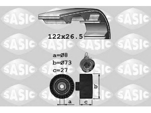 SASIC 1756041 paskirstymo diržo komplektas 
 Techninės priežiūros dalys -> Papildomas remontas
074109119R+074109243F, 074109119R+074109243F