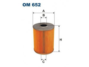 FILTRON OM652 alyvos filtras 
 Techninės priežiūros dalys -> Techninės priežiūros intervalai
1669779, 95VW6714AA, 021115561A