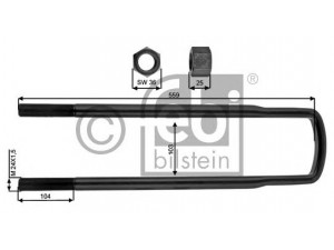 FEBI BILSTEIN 39169 lingės spaustukas