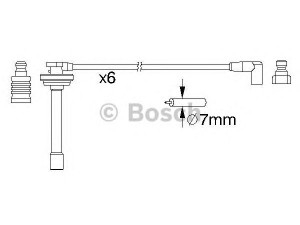 BOSCH 0 986 357 167 uždegimo laido komplektas 
 Kibirkšties / kaitinamasis uždegimas -> Uždegimo laidai/jungtys
1612648, 97163999, 97163999