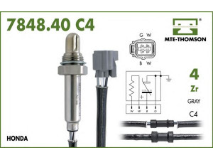 MTE-THOMSON 7848.40.058C4 lambda jutiklis 
 Variklis -> Variklio elektra
36531-PLD003, 36531-PLD013, 36532-PZAE01