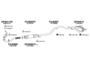 VENEPORTE 250492 išmetimo sistema 
 Išmetimo sistema -> Išmetimo sistema, visa