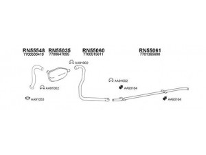 VENEPORTE 550013 išmetimo sistema 
 Išmetimo sistema -> Išmetimo sistema, visa