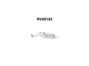 VENEPORTE RV05183 galinis duslintuvas 
 Išmetimo sistema -> Duslintuvas
GEX33615, GEX33650, GEX33688, GEX43615