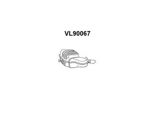 VENEPORTE VL90067 galinis duslintuvas 
 Išmetimo sistema -> Duslintuvas
235149, 9492907