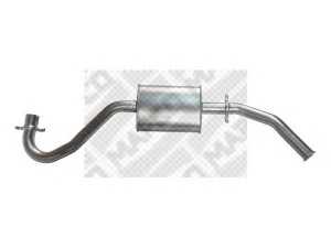 MAPCO 30057 galinis duslintuvas 
 Išmetimo sistema -> Duslintuvas
1726 A9, 1309 989 080, 1726.JP