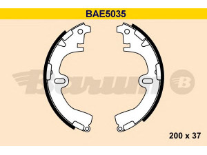 BARUM BAE5035 stabdžių trinkelių komplektas 
 Techninės priežiūros dalys -> Papildomas remontas
04495-12210, 04495-12220, 04495-20090