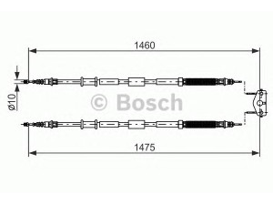 BOSCH 1 987 482 198 trosas, stovėjimo stabdys 
 Stabdžių sistema -> Valdymo svirtys/trosai
13255755, 522042, 13255755
