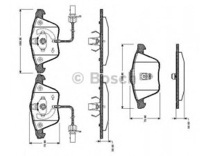 BOSCH 0 986 TB2 436 stabdžių trinkelių rinkinys, diskinis stabdys 
 Techninės priežiūros dalys -> Papildomas remontas
4B0 698 151 AC, 4B0 698 151 AD