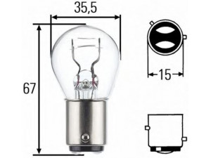 HELLA 8GD 004 772-123 lemputė, indikatorius; lemputė, indikatorius
3 430 003