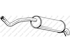 BOSAL 227-051 galinis duslintuvas 
 Išmetimo sistema -> Duslintuvas
6Q6.253.609BR, 6Q6253609BR, 6Q6 253 609 BR