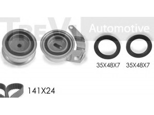 TREVI AUTOMOTIVE KD1072S paskirstymo diržo komplektas 
 Techninės priežiūros dalys -> Papildomas remontas