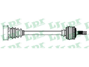 LPR DS43014 kardaninis velenas 
 Ratų pavara -> Kardaninis velenas
6Q0407271BB, 6Q0407271BC, 6Q0407271S