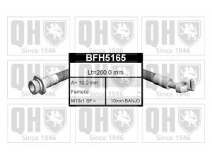 QUINTON HAZELL BFH5165 stabdžių žarnelė 
 Stabdžių sistema -> Stabdžių žarnelės
FBH 6584, 46210-50J60