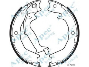 APEC braking SHU744 stabdžių trinkelė 
 Stabdžių sistema -> Būgninis stabdys -> Stabdžių įdėklas/ trinkelė
583504DA00