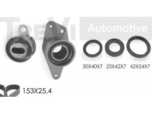 TREVI AUTOMOTIVE KD1010S1 paskirstymo diržo komplektas 
 Techninės priežiūros dalys -> Papildomas remontas