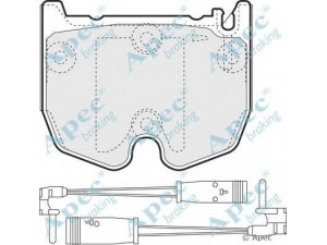 APEC braking PAD1397 stabdžių trinkelių rinkinys, diskinis stabdys 
 Techninės priežiūros dalys -> Papildomas remontas
0034207120, 0044204520, 0044204620