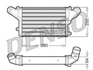 DENSO DIT45003 tarpinis suslėgto oro aušintuvas, kompresorius
MR414252, MR414252