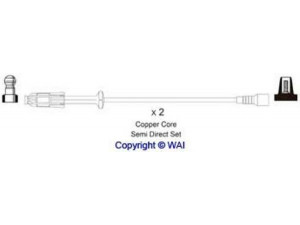 WAIglobal SL625 uždegimo laido komplektas