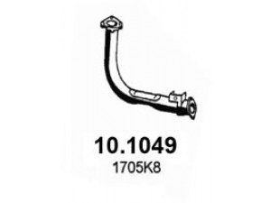 ASSO 10.1049 išleidimo kolektorius 
 Išmetimo sistema -> Išmetimo vamzdžiai
170520, 170565, 170566, 1705K7