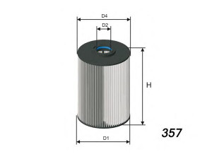 MISFAT F020 kuro filtras 
 Techninės priežiūros dalys -> Papildomas remontas
1471765, 6G9N9176AB, 30681552, 30794824