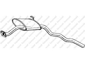 BOSAL 280-071 vidurinis duslintuvas 
 Išmetimo sistema -> Duslintuvas
1020013, 1020051, 6190315, 6880564