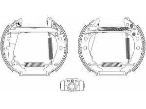 HELLA 8DB 355 003-721 stabdžių trinkelių komplektas 
 Techninės priežiūros dalys -> Papildomas remontas
171609525A, 171609526A, 171609527F