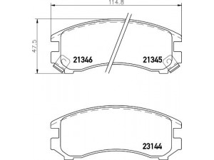 HELLA PAGID 8DB 355 005-681 stabdžių trinkelių rinkinys, diskinis stabdys 
 Techninės priežiūros dalys -> Papildomas remontas
4106058A86, 4106067A85, 4106072A85