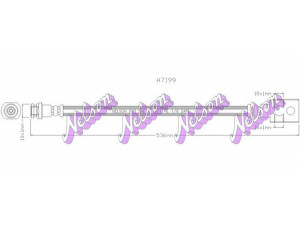Brovex-Nelson H7199 stabdžių žarnelė 
 Stabdžių sistema -> Stabdžių žarnelės
462102S700, 462102S710, 462102S711