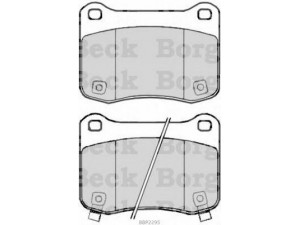 BORG & BECK BBP2295 stabdžių trinkelių rinkinys, diskinis stabdys 
 Techninės priežiūros dalys -> Papildomas remontas
044660W030, 044660W031, 044660W030