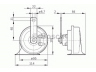 BOSCH 0 986 AH0 503 garsinis signalas; garsinis signalas 
 Elektros įranga -> Garsinis signalas
