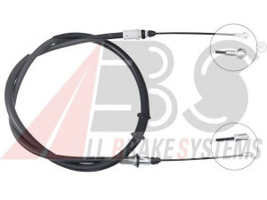 A.B.S. K17593 trosas, stovėjimo stabdys 
 Stabdžių sistema -> Valdymo svirtys/trosai
8200727569