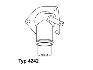 WAHLER 4242.92D termostatas, aušinimo skystis 
 Aušinimo sistema -> Termostatas/tarpiklis -> Thermostat
13 38 003, 13 38 420, 91 29 907