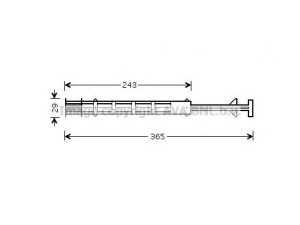 AVA QUALITY COOLING CND247 džiovintuvas, oro kondicionierius 
 Oro kondicionavimas -> Džiovintuvas
6455GP, 71749801, 6455GP