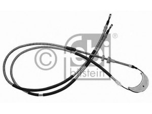 FEBI BILSTEIN 06168 trosas, stovėjimo stabdys 
 Stabdžių sistema -> Valdymo svirtys/trosai
6 912 221, 91AB2A603AK