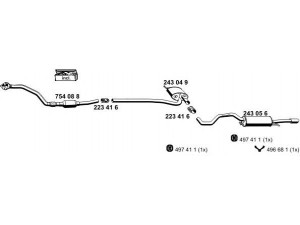 ERNST 010258 išmetimo sistema 
 Išmetimo sistema -> Išmetimo sistema, visa