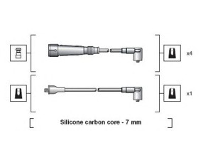 MAGNETI MARELLI 941318111155 uždegimo laido komplektas 
 Kibirkšties / kaitinamasis uždegimas -> Uždegimo laidai/jungtys