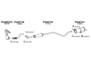 VENEPORTE 450699 išmetimo sistema 
 Išmetimo sistema -> Išmetimo sistema, visa