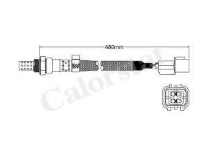 CALORSTAT by Vernet LS140630 lambda jutiklis 
 Variklis -> Variklio elektra
MD164422, MD186991, MD305147, MD319786