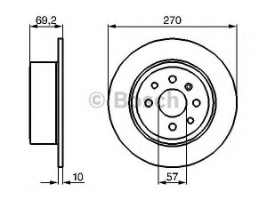 BOSCH 0 986 478 420 stabdžių diskas 
 Dviratė transporto priemonės -> Stabdžių sistema -> Stabdžių diskai / priedai
5 69 209, 90512909, 93182288, 90512909