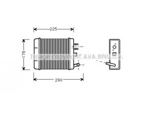 AVA QUALITY COOLING FT6085 šilumokaitis, salono šildymas