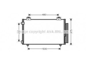 AVA QUALITY COOLING TO5487 kondensatorius, oro kondicionierius