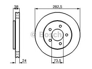 BOSCH 0 986 478 983 stabdžių diskas 
 Dviratė transporto priemonės -> Stabdžių sistema -> Stabdžių diskai / priedai
04721 820, 04721820AE, 4721 820